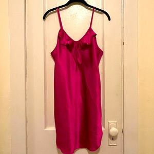 Forever Young Magenta Slip Dress Medium